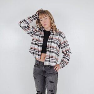 Ethan Cropped Plaid Flannel